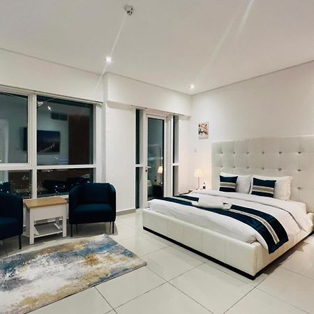 High Floor With City Skyline & Burj Khalifa View 3 Bedroom Unit Marina Dubai Ngoại thất bức ảnh