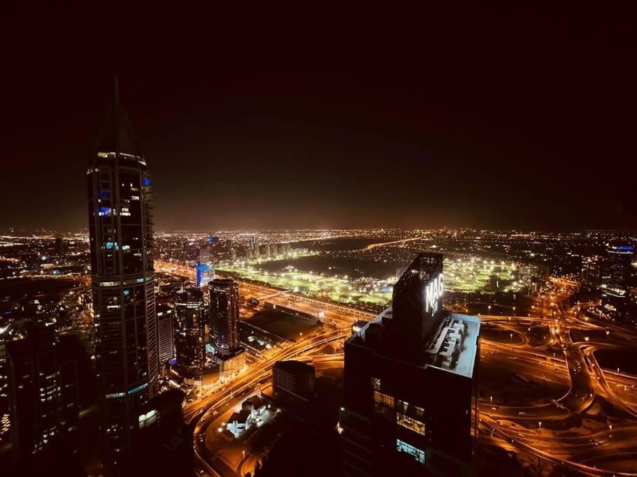 High Floor With City Skyline & Burj Khalifa View 3 Bedroom Unit Marina Dubai Ngoại thất bức ảnh