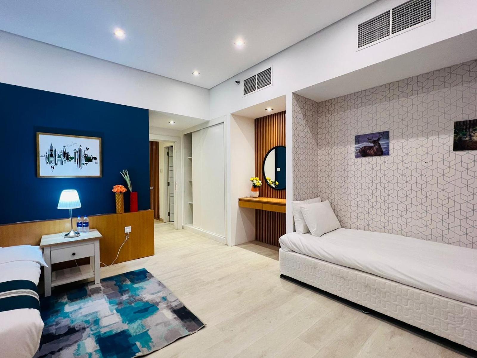 High Floor With City Skyline & Burj Khalifa View 3 Bedroom Unit Marina Dubai Ngoại thất bức ảnh