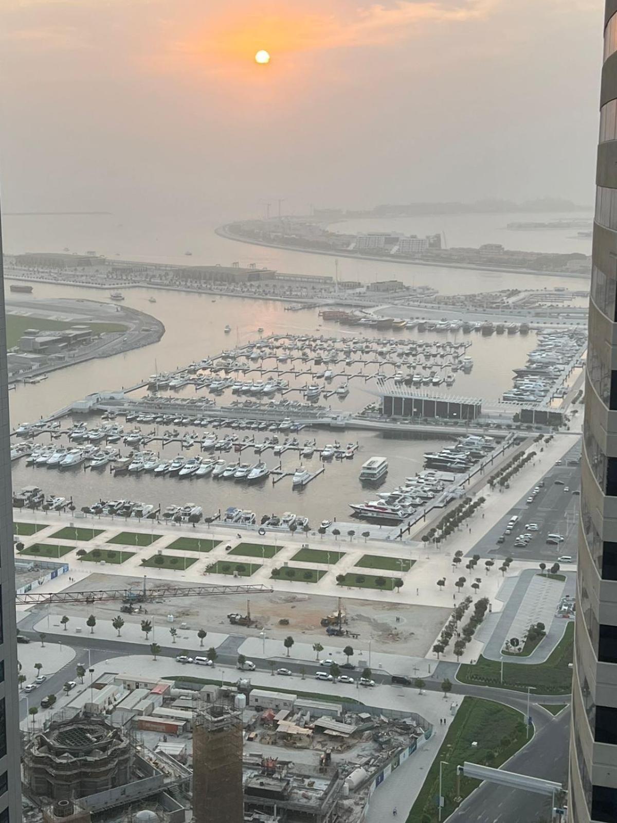 High Floor With City Skyline & Burj Khalifa View 3 Bedroom Unit Marina Dubai Ngoại thất bức ảnh