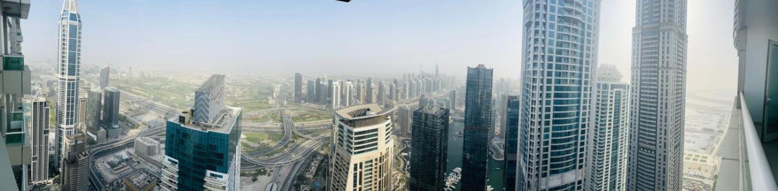 High Floor With City Skyline & Burj Khalifa View 3 Bedroom Unit Marina Dubai Ngoại thất bức ảnh