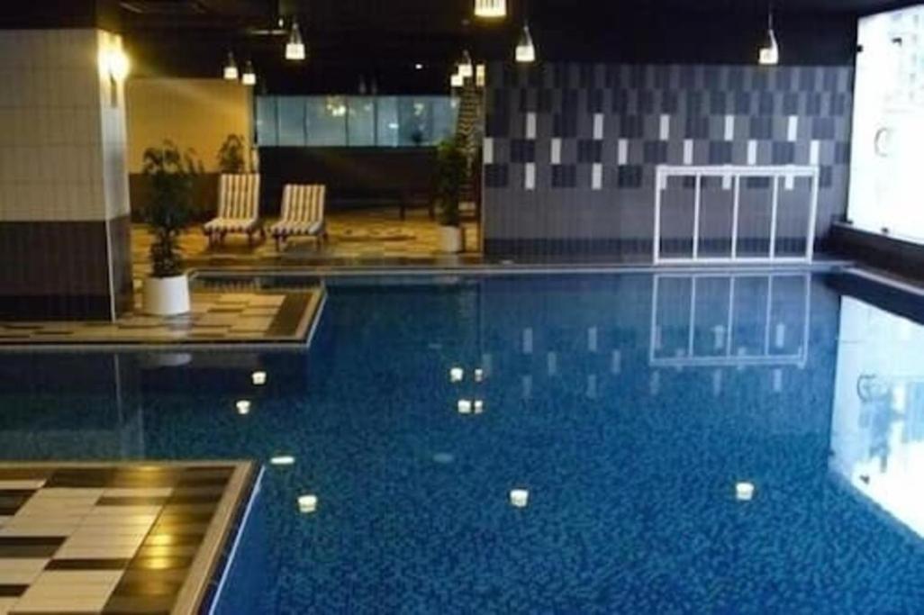 High Floor With City Skyline & Burj Khalifa View 3 Bedroom Unit Marina Dubai Ngoại thất bức ảnh