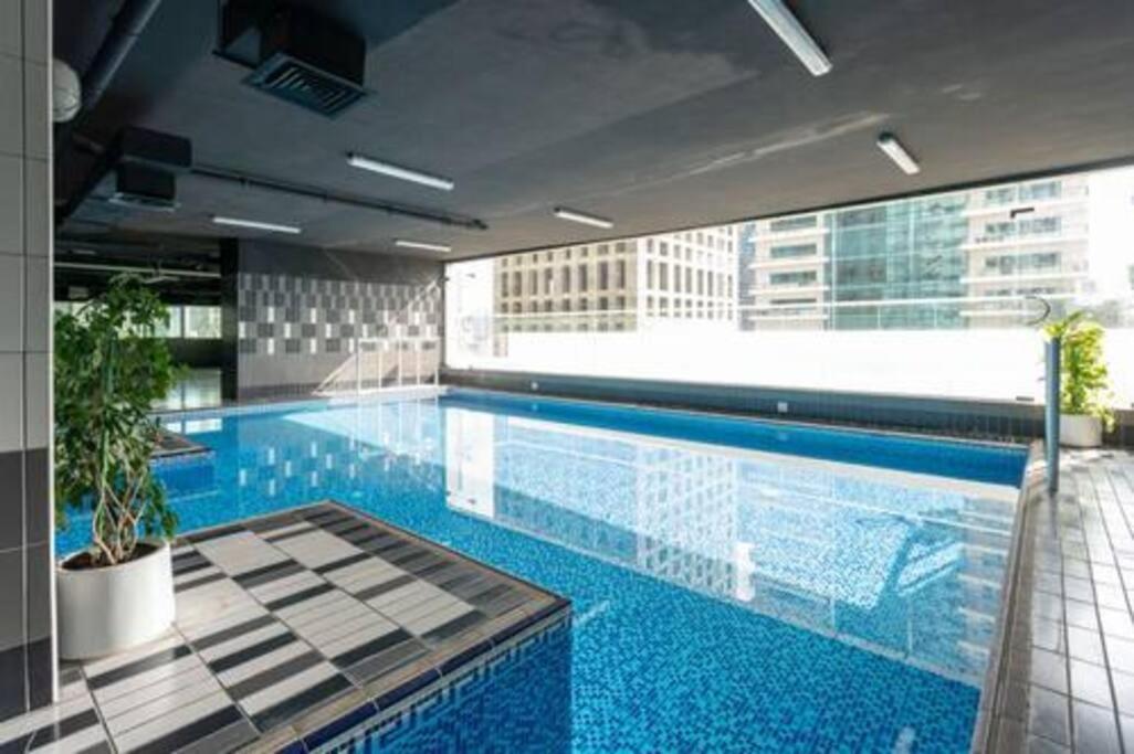 High Floor With City Skyline & Burj Khalifa View 3 Bedroom Unit Marina Dubai Ngoại thất bức ảnh