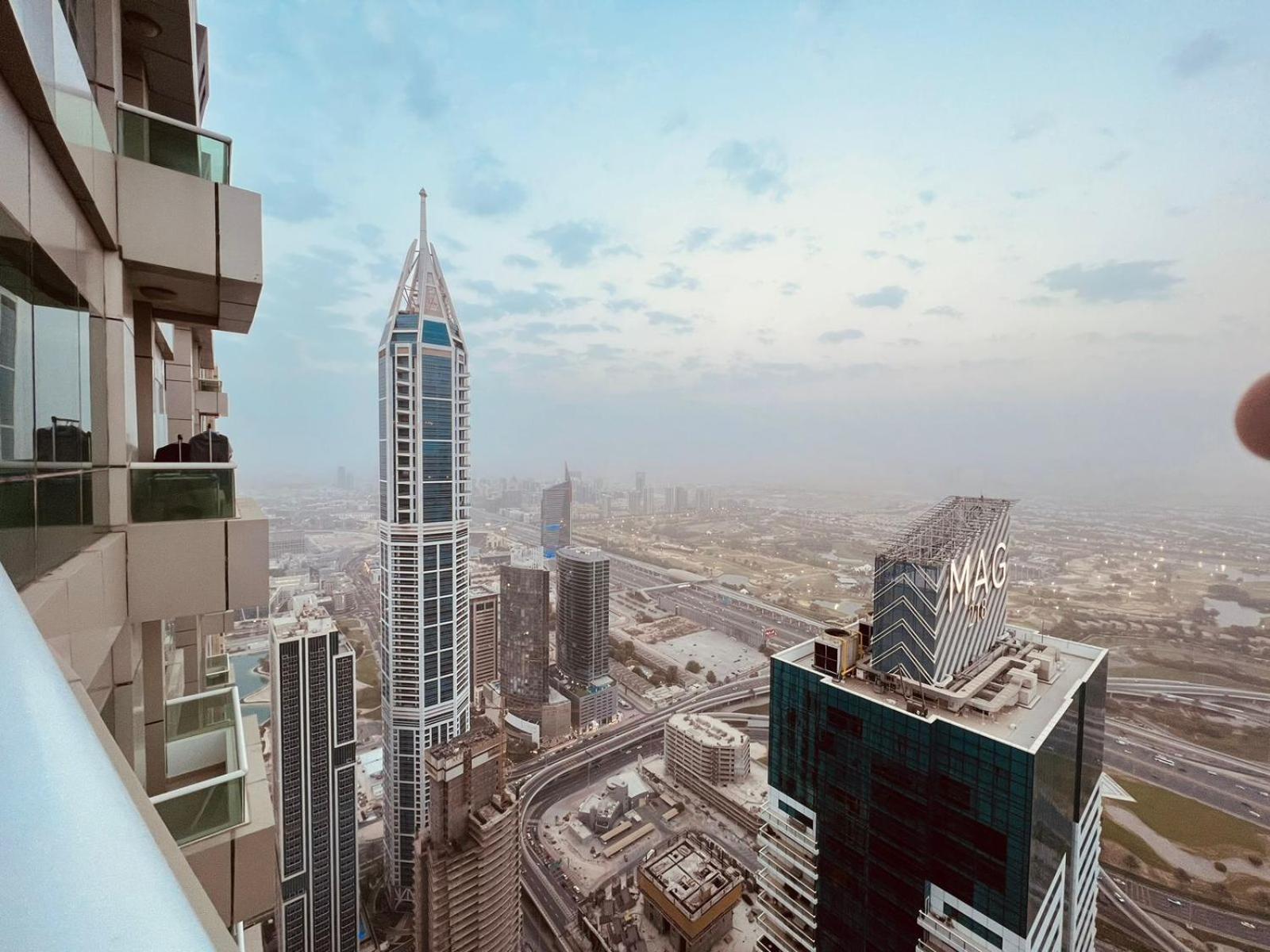 High Floor With City Skyline & Burj Khalifa View 3 Bedroom Unit Marina Dubai Ngoại thất bức ảnh