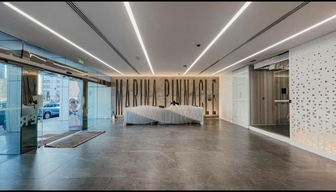 High Floor With City Skyline & Burj Khalifa View 3 Bedroom Unit Marina Dubai Ngoại thất bức ảnh