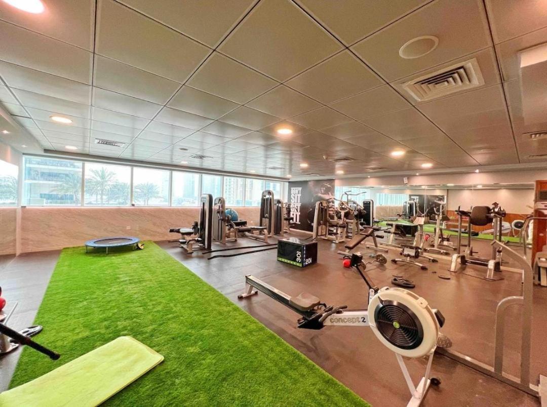 High Floor With City Skyline & Burj Khalifa View 3 Bedroom Unit Marina Dubai Ngoại thất bức ảnh