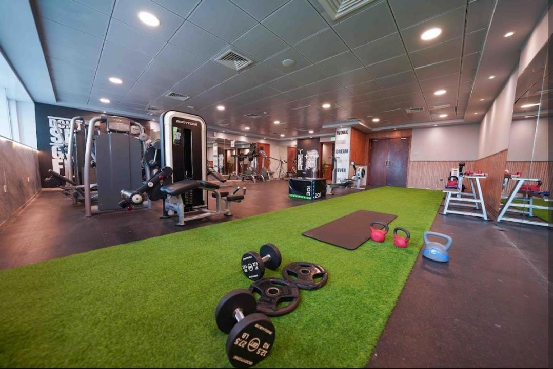 High Floor With City Skyline & Burj Khalifa View 3 Bedroom Unit Marina Dubai Ngoại thất bức ảnh